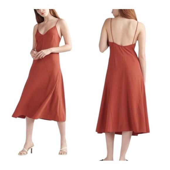 Thakoon Dresses & Skirts - NWT Thakoon Rust Orange Slip Dress Size 4